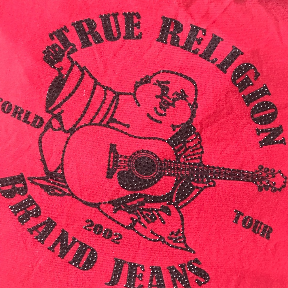 TWO like new True Religion Women’s Ts size XL